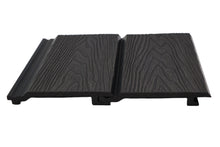 Load image into Gallery viewer, 2.9m Composite Fence Cladding Boards Black/Wood Effect - Save 40%