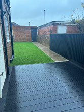 Load image into Gallery viewer, 2.9m Composite Fence Cladding Boards Black/Wood Effect - Save 40%
